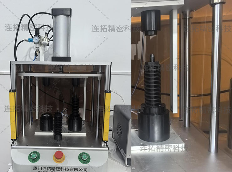 连拓精密注塑件双通道气密测试仪(工装实拍).jpg